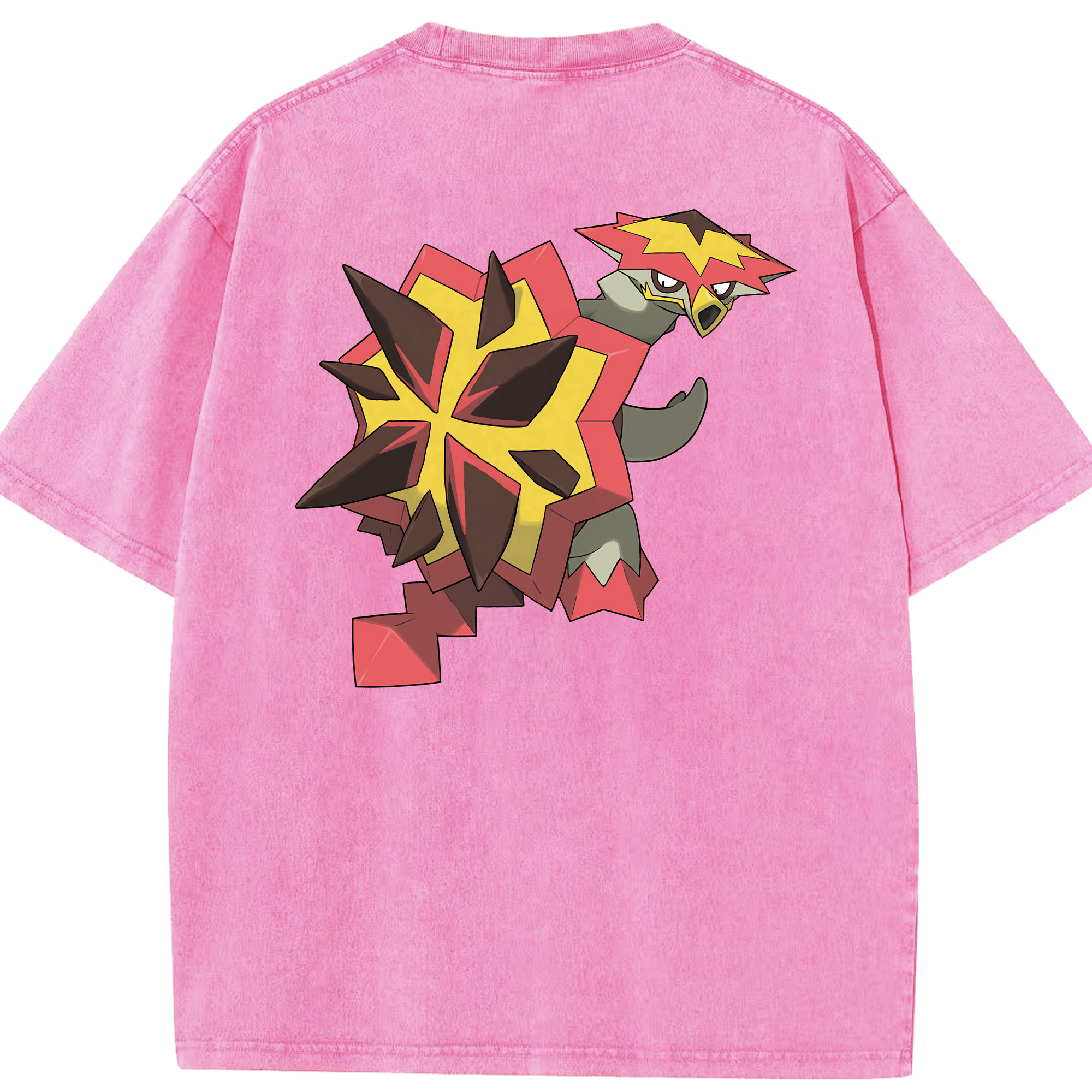 （画像用） ポケットモンスター Pokémon 綿100% ヴィンテージ風 半袖Tシャツ（背面プリント）